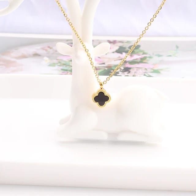 BLACK CLOVER NECKLACE