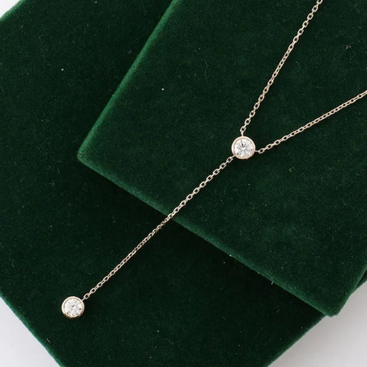 MINIMALIST PEARL DROP NECKLACE