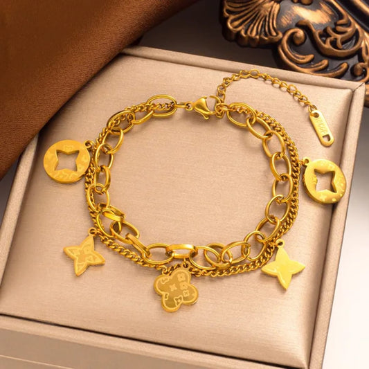 LUXE CHARM GOLD BRACELET